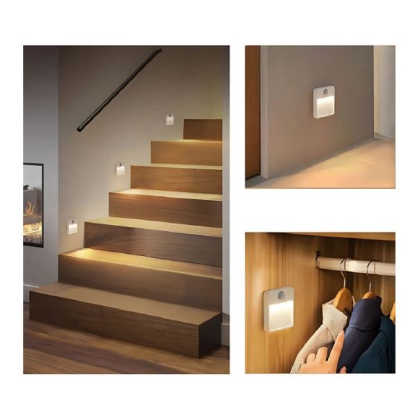 Punjiva noæna LED lampa sa PIR senzorom,25lm,USB - EP3231069