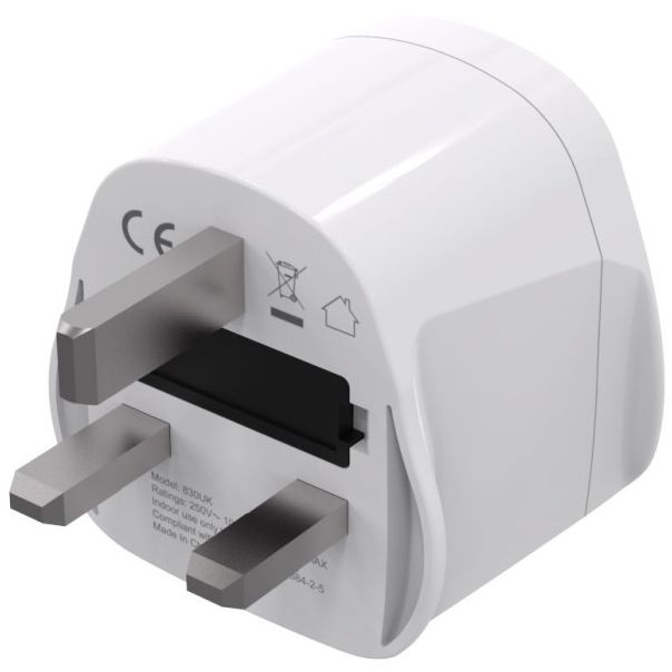 Travel adapter A-AC-UKMINTF Gembird UK suko 10A - EP3225010