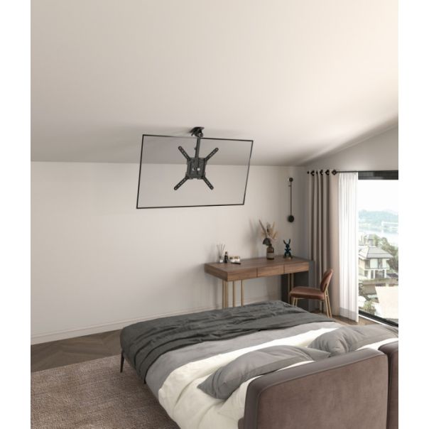 CM-55ST-01 Gembird TV plafonski nosac, VESA max. 40x40cm, 23-55inc max.20kg Udaljenost 520-614mm - EP3224404