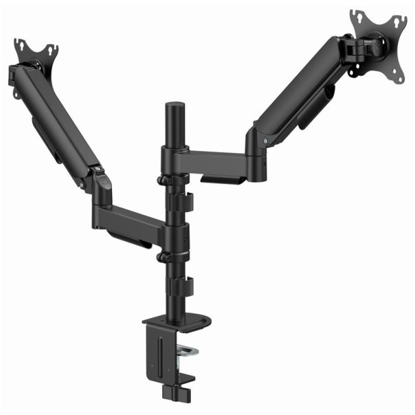 MA-DA2P-02 Gembird Podesivi dupli stoni drzac za monitor, tilt, 17-32 max.9kg - EP3274001