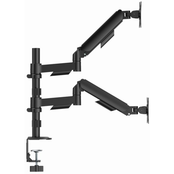 MA-DA2P-02 Gembird Podesivi dupli stoni drzac za monitor, tilt, 17-32 max.9kg - EP3274001