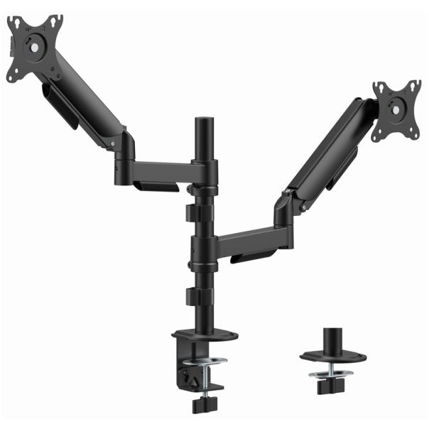 MA-DA2P-02 Gembird Podesivi dupli stoni drzac za monitor, tilt, 17-32 max.9kg - EP3274001