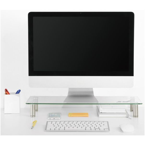 MS-TABLE-GM-01 Gembird postolje za monitor od kaljenog stakla 580x 210 x 90 mm - EP3225073