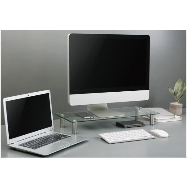 MS-TABLE-GM-01 Gembird postolje za monitor od kaljenog stakla 580x 210 x 90 mm - EP3225073