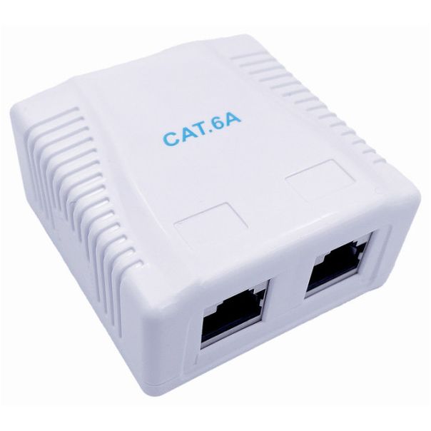 NCAC-2F6A-01 kutija za povrsinsku montazu sa 2 porta CAT6A FTP - EP3273726