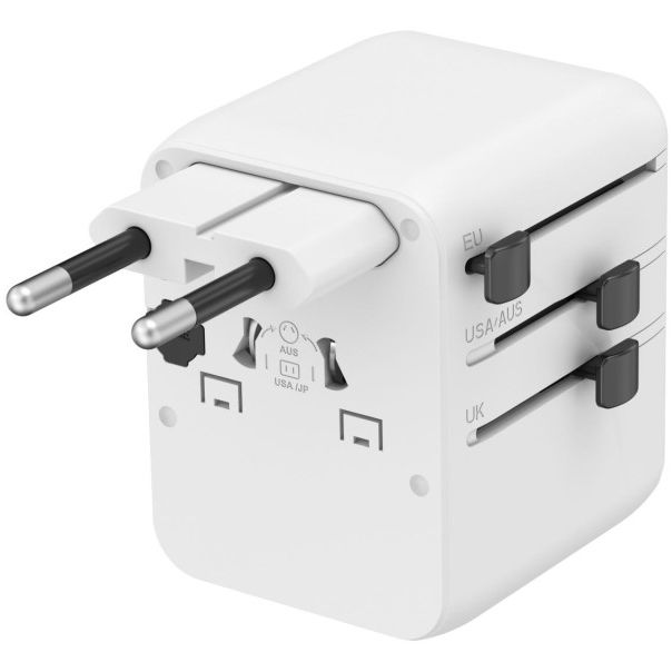 Travel adapter TPA-1A2C20-01-W Gembird Univerzalni 20W - EP3225088