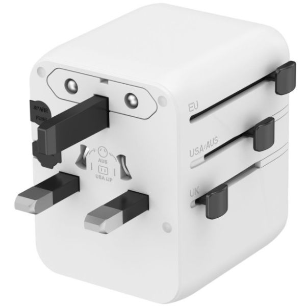 Travel adapter TPA-1A2C20-01-W Gembird Univerzalni 20W - EP3225088