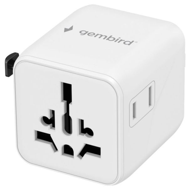 Travel adapter TPA-INT-01-W Gembird Univerzalni - EP3225124