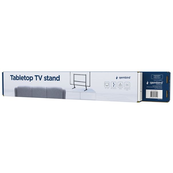 TVS-D90F-01 Gembird stoni TV stalak, VESA 45-90, crne boje - EP3225199