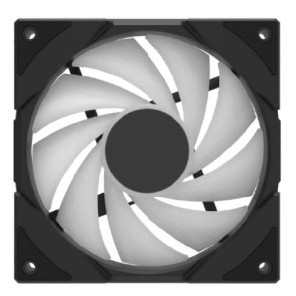 DeepCool CG580 FAN* BK (BULK) Ventilator za kuciste 120x120x25mm ARGB, 1,300 RPM, Black - EP3225364