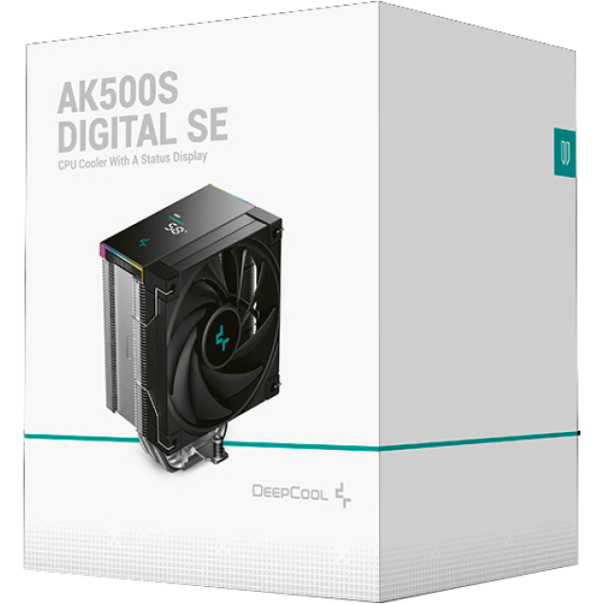 DeepCool AK500S *DIGITAL SE 5xHeat Pipe, Real-Time CPU Screen, 1x120mm 1850 rpm 68,99 CFM, Intel/AMD - EP3224980