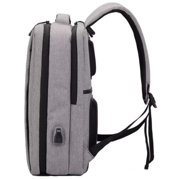 NCC-15-KLB012 Gembird Ranac poslovni Sivi za laptop 15,6inc 41x30x15cm USB konektor, 950g - EP3225442