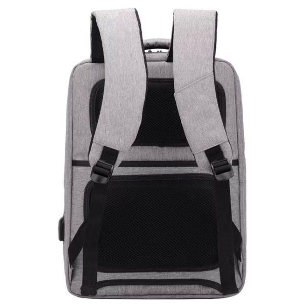 NCC-15-KLB012 Gembird Ranac poslovni Sivi za laptop 15,6inc 41x30x15cm USB konektor, 950g - EP3225442
