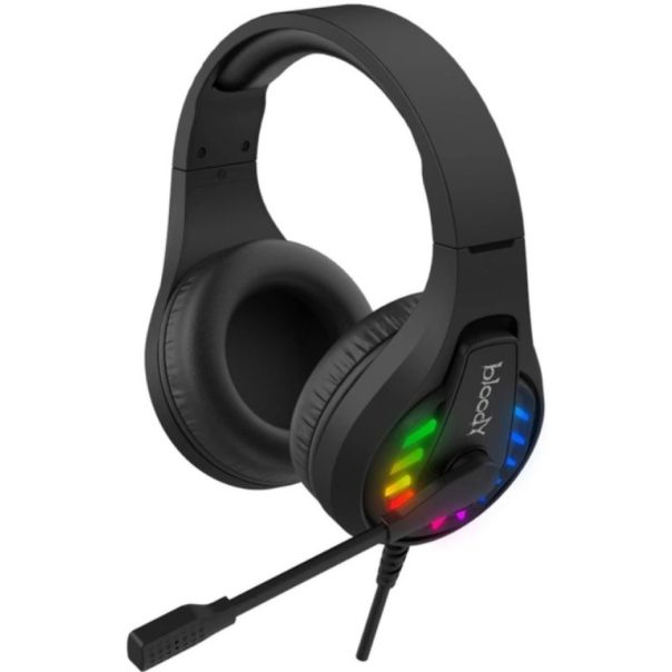 A4-G230 A4Tech Bloody gejmerske slusalice sa mikrofonom, 7.1 SURROUND, 50mm/16ohm, NEON, USB BLACK - EP3243620
