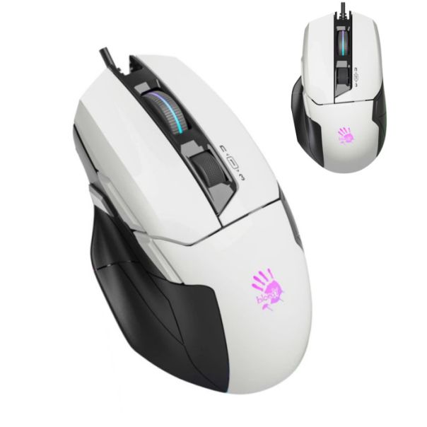 A4-W70 MAX PANDA WHITE A4Tech Bloody RGB Gejmerski opricki mis, 2000Hz/100-10.000 Dpi, USB 126mm - EP3244208