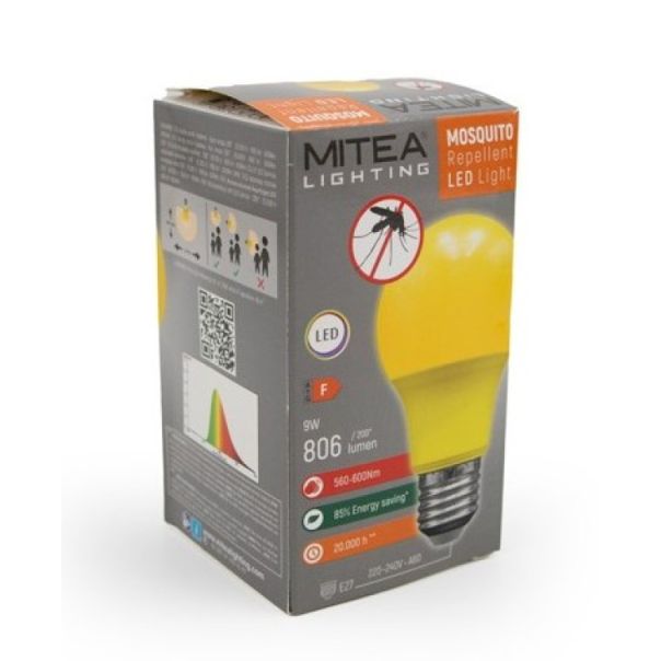LED ECO sijalica E27 antiinsekt 9W A60 600Nm (Mosquito Repellent) 220-240V - EP3237191