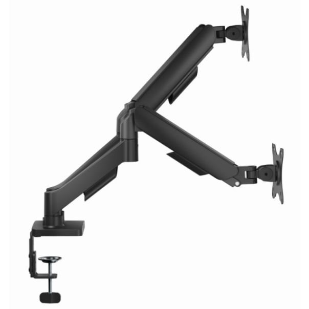 MA-DA2U-01 Gembird Podesivi stoni nosac za 2 monitora sa USB portovima, 17-32, 9kg - EP3226138