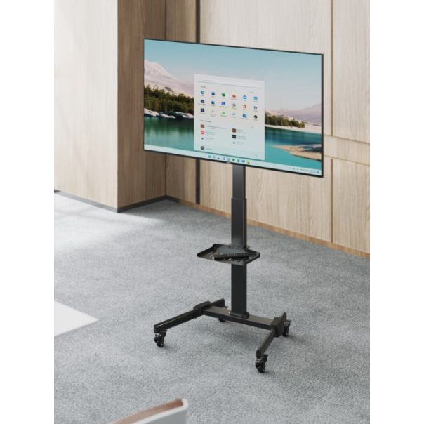 TVS-55T-01 Gembird Podni stalak za TV sa toèkovima (nagib), 32-55inca, 35KG - EP3274022