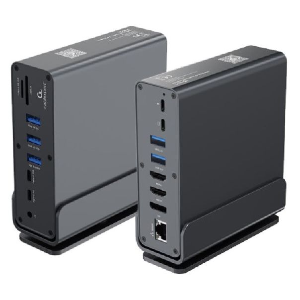 A-CF-COMBO15-01 Gembird USB Type-CF 15-in-1 multi-port adapter (USB hub, Type-CF, HDMI, DP, LAN,3,5) - EP3274578