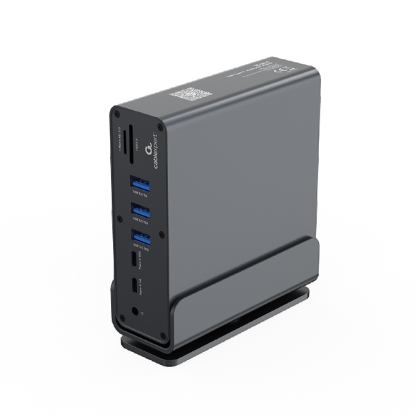 A-CF-COMBO15-01 Gembird USB Type-CF 15-in-1 multi-port adapter (USB hub, Type-CF, HDMI, DP, LAN,3,5) - EP3274578