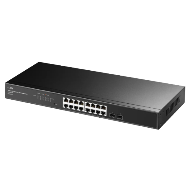 Cudy GS1016ES2,16-Port Gigabit Light-Managed Switch with 2 SFP,10/100/1000 Mbps - EP3228973