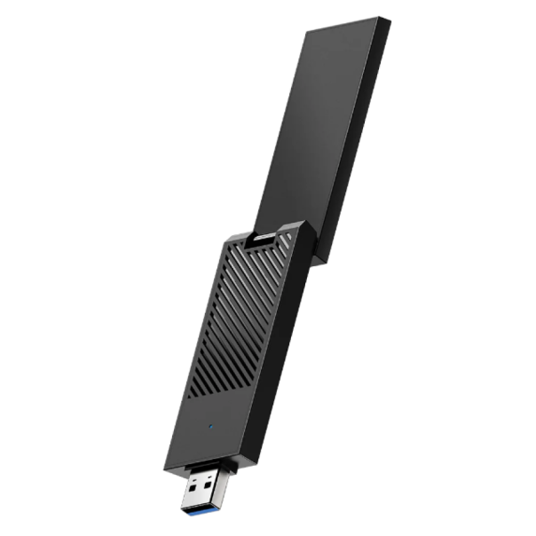 Cudy WU5400, AX5400 High-Gain USB 3.0 Wi-Fi 6E Adapter 2.4/5/6 GHz, 574 Mbps/2402 Mbps - EP3224571