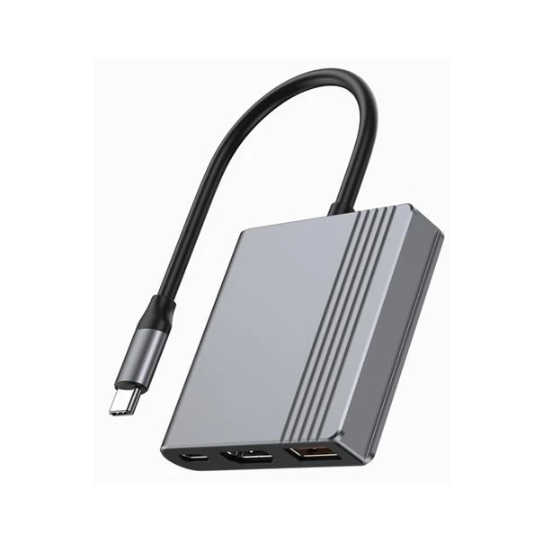 A-CM-COMBO3-05 Gembird USB Type-C 3-u-1 multi-port adapter,USB-A port F/HDMI port F/USB-C port F - EP3227665