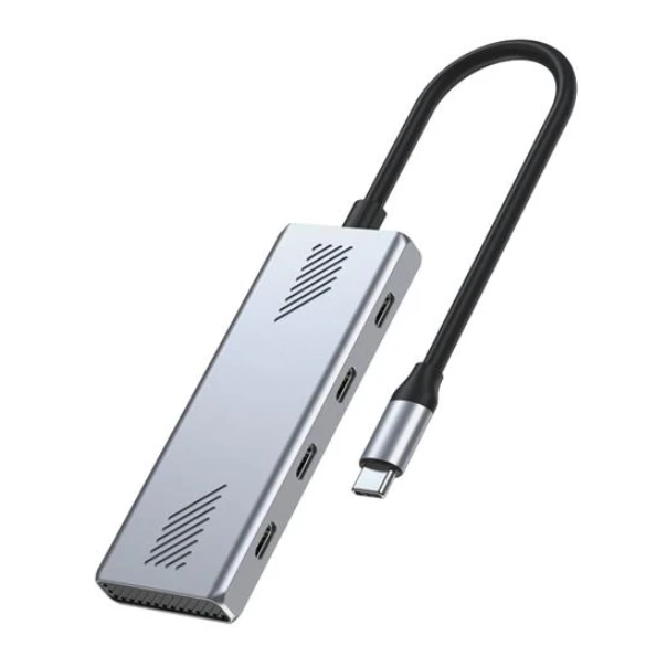 UHB-CM-U310-C4-01 Gembird razdelnik, IN-1 x USB Type-C (M) OUT-4 x USB Type-C (F) - EP3229033