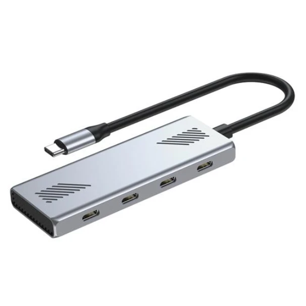 UHB-CM-U310-C4-01 Gembird razdelnik, IN-1 x USB Type-C (M) OUT-4 x USB Type-C (F) - EP3229033