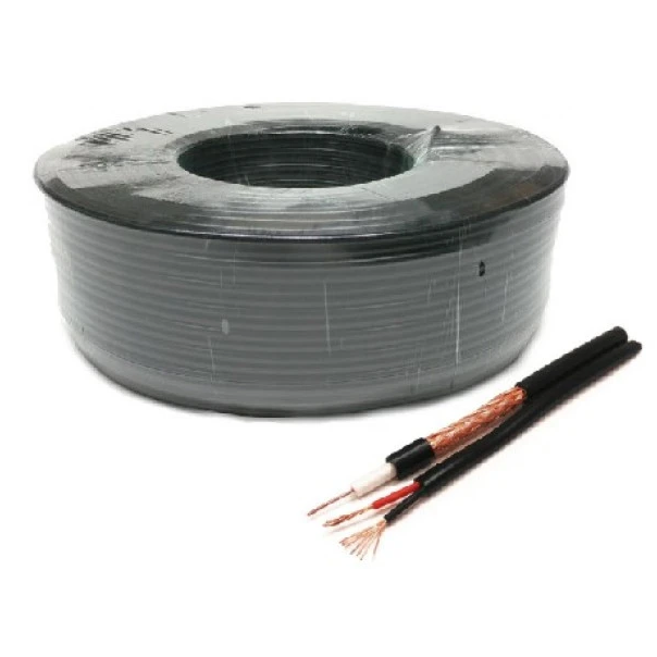 KABL-COAX-RG174+2X0.75 CCA/PE/100M,Gembird kabl kombinovani, signal i napajanje (hybrid) outdoor - EP3229053