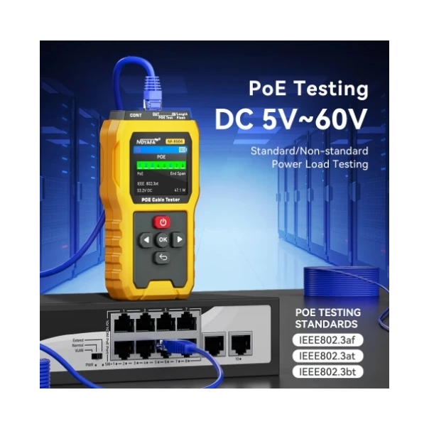 Tester mrežnih kablova i PoE ,NOYAFA NF-8504 MFP - EP3231472