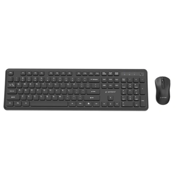 KBS-WPS-01 Gembird Slim Pro Business bežièni desktop set, crna, US raspored - EP3229309