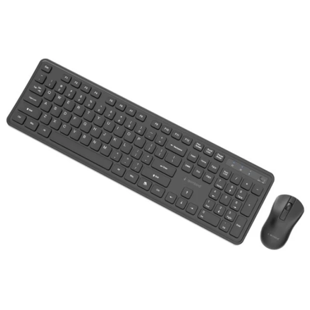 KBS-WPS-01 Gembird Slim Pro Business bežièni desktop set, crna, US raspored - EP3229309