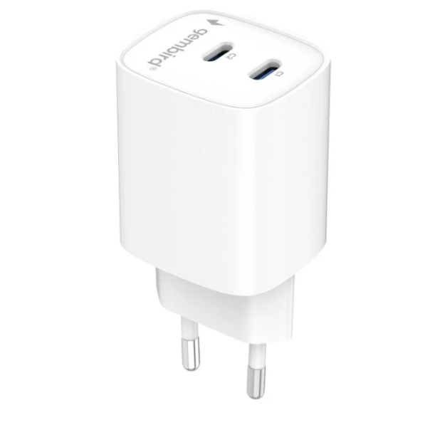 TA-UC-2C-PD45-01-W Gembird 2-port 45 W USB fast charger - EP3228200