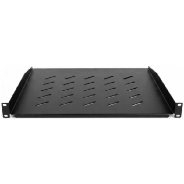 ExeLink Fiksna polica 1U za REK dubine 450mm prednje montiranje,19in,crna - EP3228218