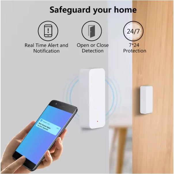TUYA DW10, GMB Wi-Fi senzor za vrata i prozore - Smart Life, Alexa i Google Home - EP3228347