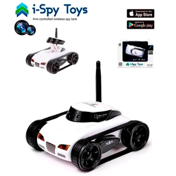 CAM-IP1MP-SPY Tank GMB mobile APP remote controlled 4ch WiFi HD camera, LED, 150m range, in/outdoor - EP3228383