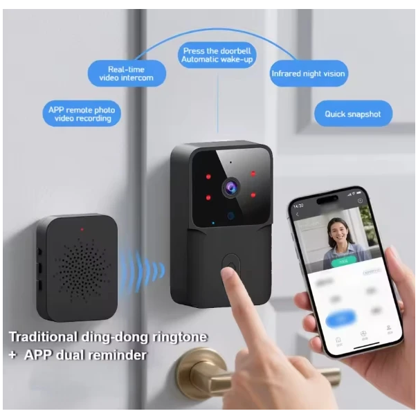 SMART-FCD-M8, GMB TUYA Video interfon, OLED display, WI-FI bluetooth daljinski interfon - EP3228389