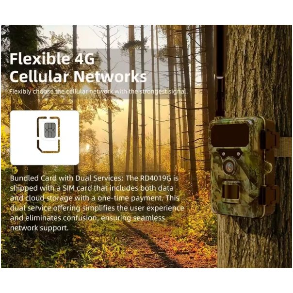 CAM-32MP-HUNTING-RD4019G GMB trail cam 4G 32MP with SIM,smartphone compatible,fotografisanje prirode - EP3228392