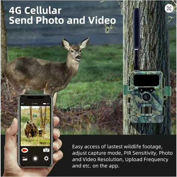 CAM-32MP-HUNTING-RD4019G GMB trail cam 4G 32MP with SIM,smartphone compatible,fotografisanje prirode - EP3228392