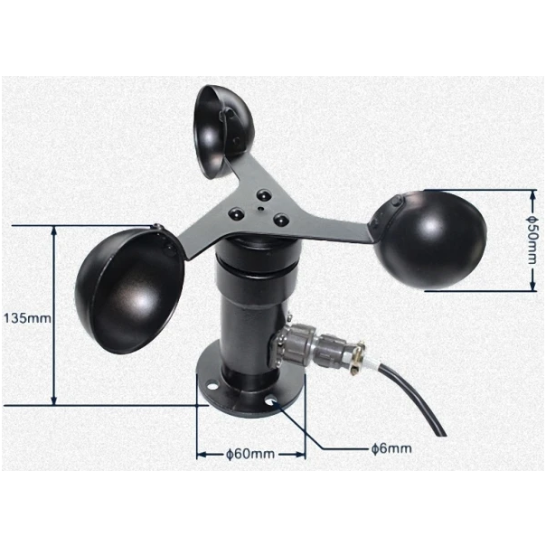 SMART-TUYA-SZ5386 Side GMB wireless outdoor wind speed sensor - EP3228404
