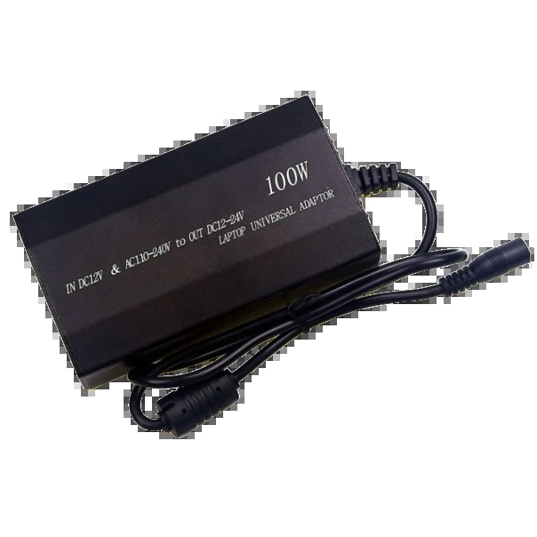 NPA-AC2D Gembird univerzalni laptop punjac AC/DC100W  Home+Car, adj. voltage, DC12V,AC240V to 12-24v - EP3224850