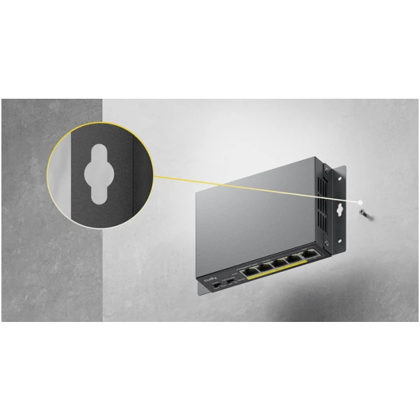 CUDY GS1005P 2.0 Switch Gigabit RJ45 PoE portovi 30 W IEEE 802.3at/af - EP3224883
