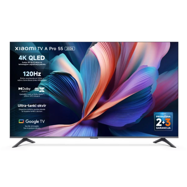 TV Xiaomi TV A55 2026 55inca, 4K, 3840 × 2160, Google TV Televizor - EP3227041