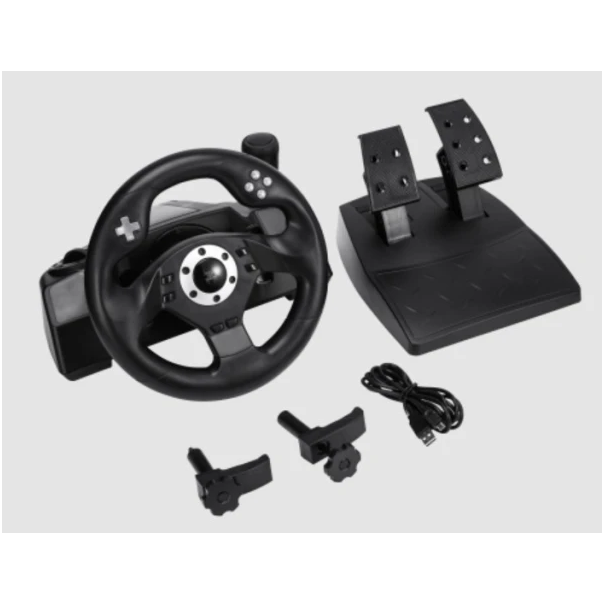 Outlet STR-M-40 ** Gembird RACEMASTER PC racing wheel 270degr. PC/PS3, Direct-X-X-input - EP3228440