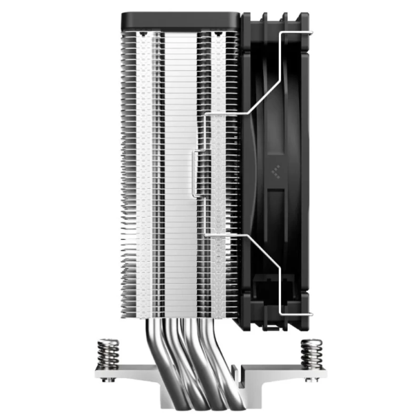 DeepCool AG400 G2,4-Heatpipe CPU Kuler,12 VDC,120×120×25 mm,2200 RPM,LGA1851/1700,AM5/AM4 - EP3227851
