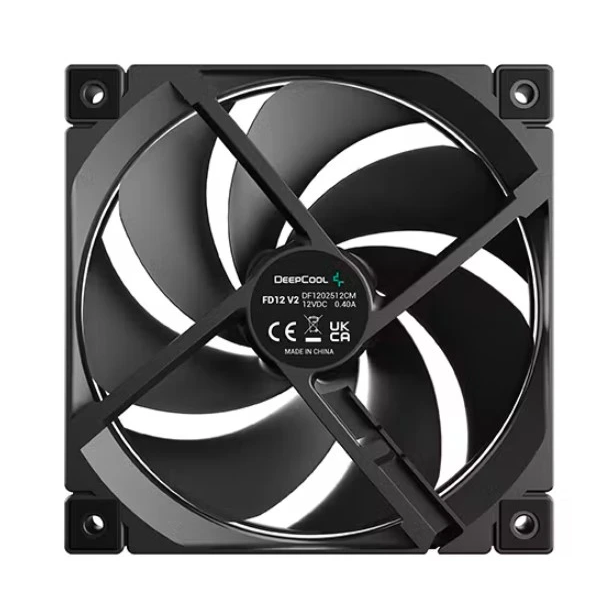 DeepCool FD12 V2 120x120x25mm ventilator hydro bearing 500-2500rpm 80CFM 35dBa Black - EP3228461