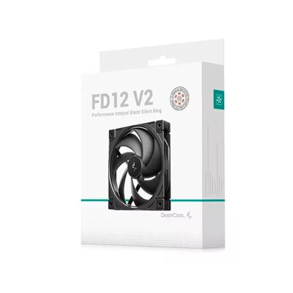 DeepCool FD12 V2 120x120x25mm ventilator hydro bearing 500-2500rpm 80CFM 35dBa Black - EP3228461