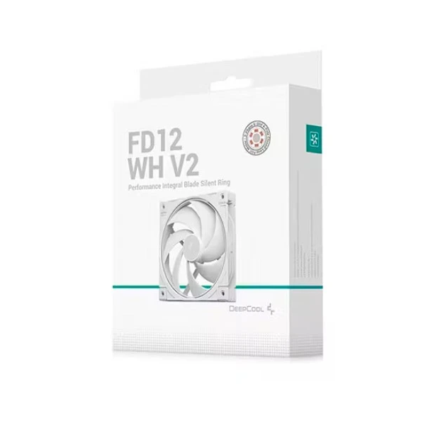 DeepCool FD12 WH V2 120x120x25mm ventilator hydro bearing 500-2500rpm 80CFM 35dBa White - EP3228687