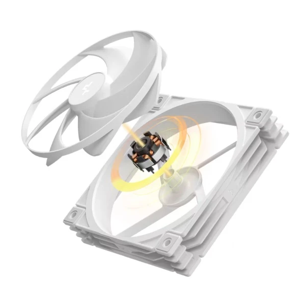 DeepCool FD12 WH V2 120x120x25mm ventilator hydro bearing 500-2500rpm 80CFM 35dBa White - EP3228687